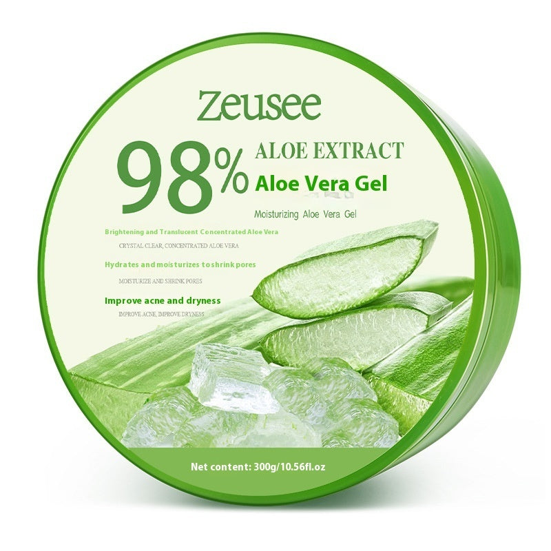 Aloe Vera Gel 98 Acne Control Product Hydrating Moisturizing Facial Cream With Spoon