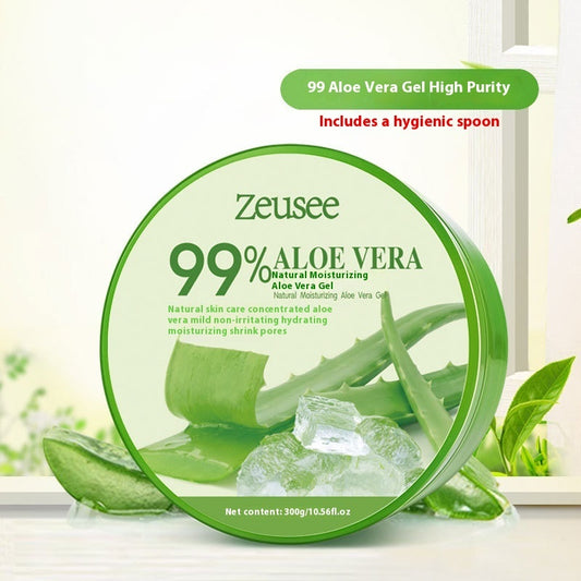 Aloe Vera Gel 98 Acne Control Product Hydrating Moisturizing Facial Cream With Spoon